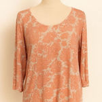 Croft & Barrow  Pink Floral Top | Size XLP | New With Tags Photo 0