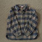 Pink Lily NWOT Blue Plaid Shacket Photo 3
