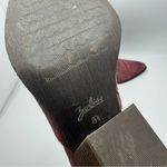 Zodiac Dacey Western Suede Leather Ankle Booties Size 8.5 Shoes Maroon Photo 5