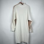 525 America 525 Cotton Color Block Dress in Chalk Multi Size Medium Photo 6