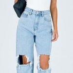 Princess Polly Oxford Mom Mid Wash Jeans Photo 0