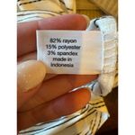 Lane Bryant Lane‎ Bryant Shirt Women 1X White Black Striped Long Sleeve Curved Hem Tee Photo 7