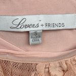 Lovers + Friends  Kristine Pink Lace Romper Photo 2