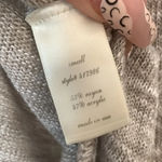 Miami  Gray Cross Front Sweater Size S Photo 4