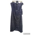 Nightwalker ✨ Polka Dot Front Twist Open Front Wrap Sz Large Dress✨ Photo 3