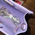 Trina Turk Purple and Black Shoulder Bag with Elegant Design Photo 5