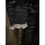 Free People Women's Size Small P Black/Gray Long Sleeve Collared Dress Photo 1