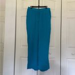 Michael Stars NWT Jovi Waist Tie Pants Corsica Blue Double Gauze Pants Large Photo 3