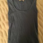 We The Free  Sky Blue Ribbed Tank Top Photo 1