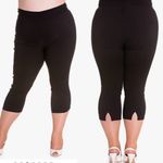 Hell Bunny  Tina Retro Rockabilly Pinup Capri / Cigarette Pants NWT size 4X plus Photo 3
