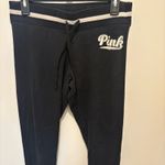 PINK - Victoria's Secret Vspink black fitted joggers Photo 1