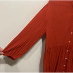 Aerie Mini Dress Tunic Top Womens SMALL Boho Balloon Sleeves Colorful Photo 3