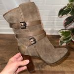 Coach  Alexandra Fatigue Green Mid-Calf Bootie Olive Heeled Boots Photo 10
