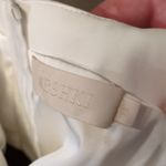 Meshki  White Faux Leather Corset Crop Top Size Medium Photo 1