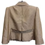 Suit Studio Blazer Women’s 12 Brown Shimmer Textured Career Wedding Church Wear Photo 1