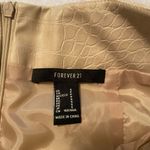 Forever 21 Faux Leather Snakeskin Print High Waisted Mini skirt Photo 4