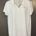 Donnay Polo Shirt Womens US 14 UK 18 EU 46 White Short Sleeve Golf Tennis Top Photo 0