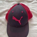 Puma Ladies Ball Cap Baseball Hat Gray With Pink Wicking Photo 4
