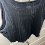 Aerie  Women's Grey and Black Crop-top Photo 2