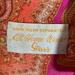 Vintage Sears Mock Neck Long Sleeve Psychedelic Maxi Dress Size 8 Photo 9