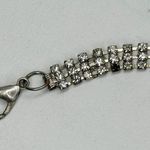 Rhinestone Studded Chain Belt Silver Y2K Festival Glam Medium/Large M/L ✨ Photo 2