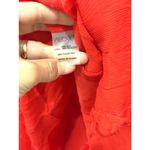 Alexis  100% Silk Cascading Ruffles Janine Evening Maxi Dress Red Women's Size XS Photo 3