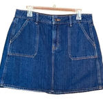Old Navy  CLASSIC DENIM JEAN SKIRT WITH POCKETS SIZE 10‎ Photo 0