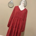 NWOT Fashion Collection Boho Boutique Dress​ Red Size M Photo 3