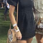 Black Denim Dress Size 6 Photo 0