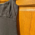 & Other Stories & Other Stories Black Babydoll Style Ruffle Hem Linen & Cotton Mini Dress - Sz 2 Photo 3