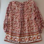 Meadow Rue (Anthropologie) Floral Blouse Red Size undefined Photo 9
