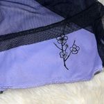 Vintage Mesh Mini Skirt Purple Size L Photo 4