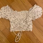 Garage Floral Scrunch Shirt Photo 0