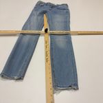 ZARA Jeans Womens Size 4 Blue Premium Denim Light Wash Distressed Skinny Photo 7
