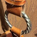 Patricia Nash Castelli Hobo Woven Brown Leather Handbag Purse Photo 5