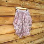 Silk Origami Skirt Red Size 6 Photo 2