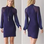 White House | Black Market New! White House and Black Market Sheer Sleeve Jacquard Sweater Dress,M Photo 1