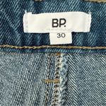BP High Waist Destroyed Cotton Denim Shorts Medium Wash NWT Size 30 Photo 7