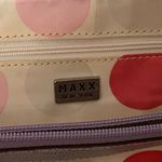 MAXX NEW YORK Leather Purse Shoulder Bag Women's 2 Tone Purple/Gray Purple Photo 4