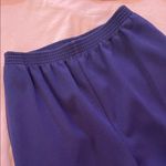 Handmade Purple -Bluish  dress pants with pockets elastic waist Photo 1