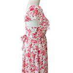 Skies Are Blue Floral Maxi Dress XS | NWT Boho Ruffle Sleeve Open-Back Sundress Photo 3