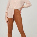 Spanx NWT  Faux Suede Leggings‎ SMALL PETITE in Rich Caramel SP PS Photo 0