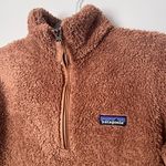 Patagonia Los Gatos Fleece Sherpa 1/4 Zip Pullover Beech Brown Photo 2