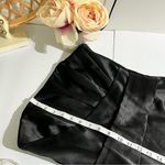 White House | Black Market Strapless Satin Mini Dress - Size 2 Glam LBD Photo 8