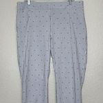 Chico's So Slimming Brigitte Dot-Stripe Slim Ankle Pants, Sz 16 Photo 2