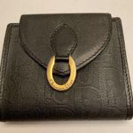 Christian Dior  Monogram Black Compact Wallet Photo 0