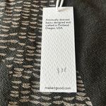 Make it Good hand printed Made in USA cotton tunic dress Size XS Gray Photo 8