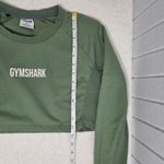 Gymshark Training Cropped Sweater - Green Size S Photo 5