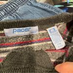 Classic vintage 90s gym gray striped soft sweatshirt varsity stripe soft cozy Red Size undefined Photo 3