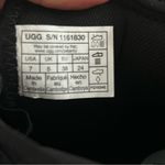 UGG  black suede waterproof lace up shoes sneakers women’s 7 new Photo 3